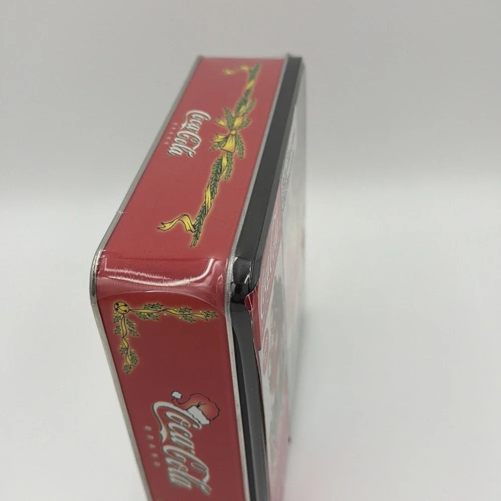 Coca-Cola Christmas Santa 500 Piece Contour Shaped Puzzle in Collector Tin 47019